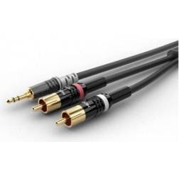 Hicon Cable HBP-3SC2-0600 Tilslutningskabel [1x Jackstik Cinch-stik] 6.00